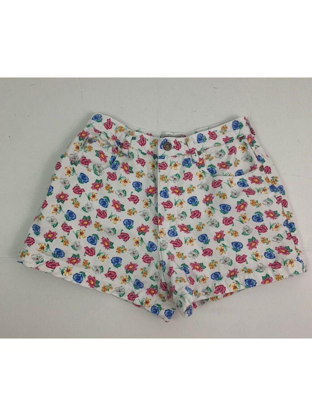 Vintage Arizona Women's 11 Shorts Mom Jean High Waist Floral Flower Cottagecore